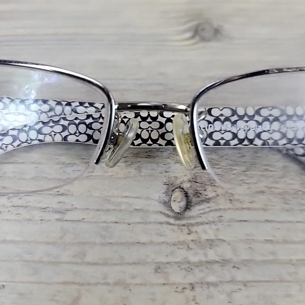 Coach HC 5027B Cecily 9081 Eyeglass Frames‎ Womens  50-17-135 Dark Silver Black